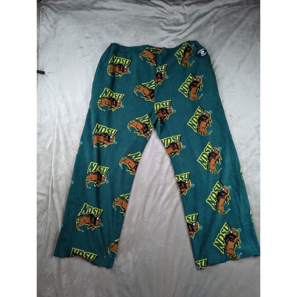 NDSU Bison Unisex Adult XL Grandma Pants Fleece Sleep Pants Lounge Pants - Picture 5 of 6